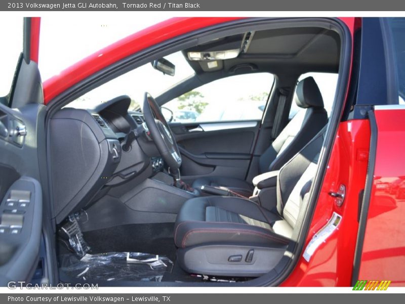 Tornado Red / Titan Black 2013 Volkswagen Jetta GLI Autobahn