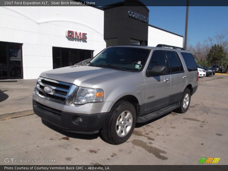 Silver Birch Metallic / Stone 2007 Ford Expedition XLT