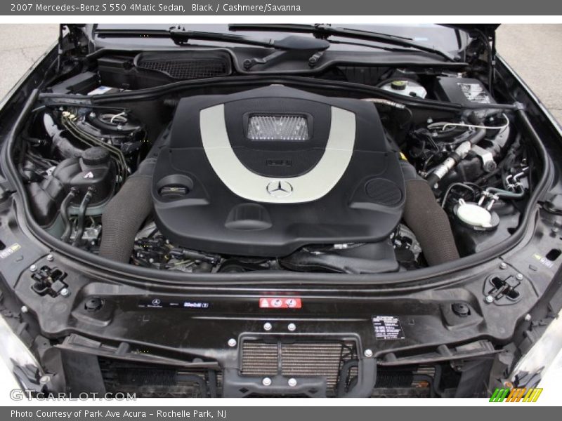 Black / Cashmere/Savanna 2007 Mercedes-Benz S 550 4Matic Sedan