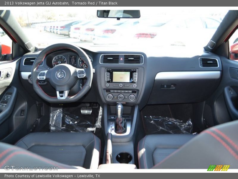 Tornado Red / Titan Black 2013 Volkswagen Jetta GLI Autobahn