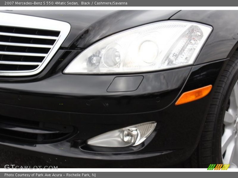Black / Cashmere/Savanna 2007 Mercedes-Benz S 550 4Matic Sedan
