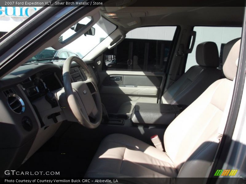Silver Birch Metallic / Stone 2007 Ford Expedition XLT