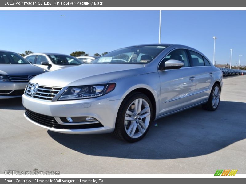 Reflex Silver Metallic / Black 2013 Volkswagen CC Lux