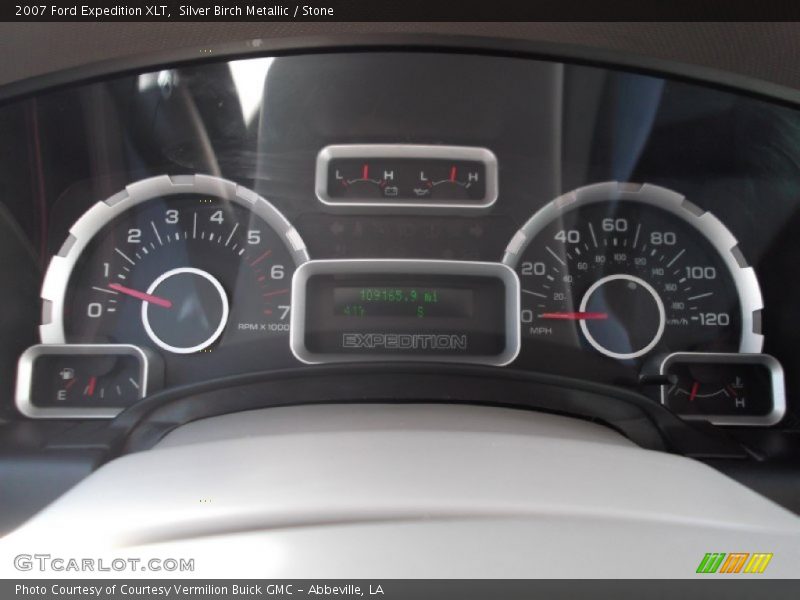 Silver Birch Metallic / Stone 2007 Ford Expedition XLT