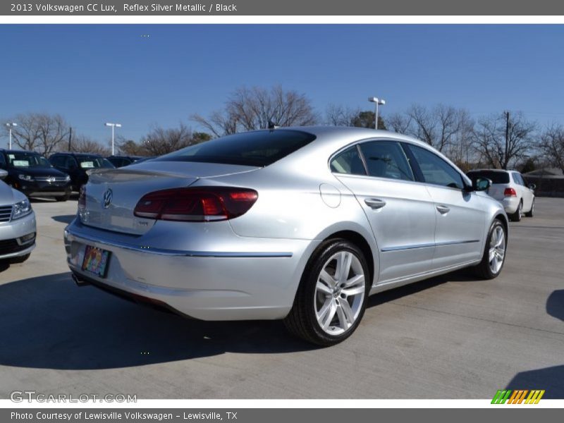 Reflex Silver Metallic / Black 2013 Volkswagen CC Lux