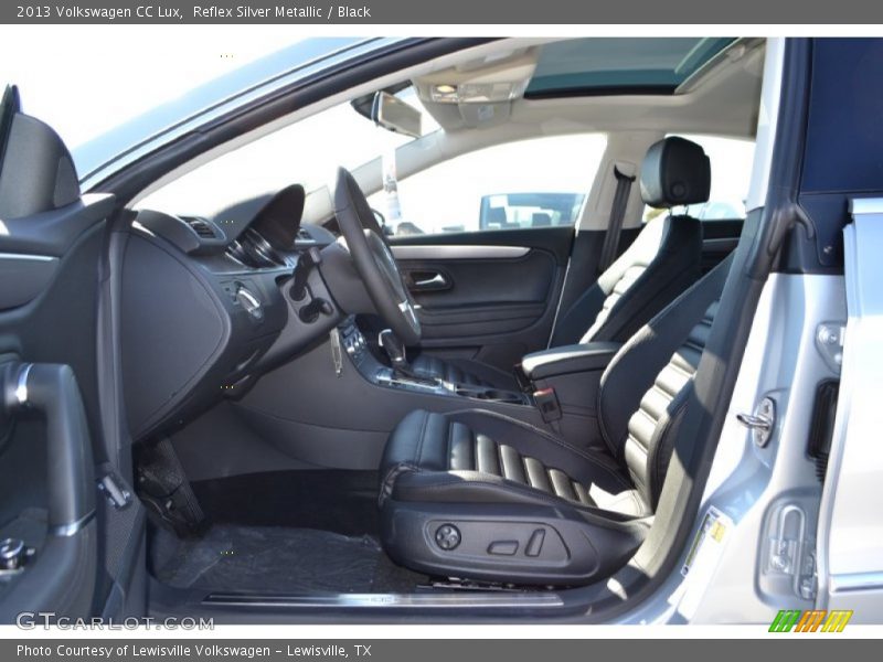 Reflex Silver Metallic / Black 2013 Volkswagen CC Lux