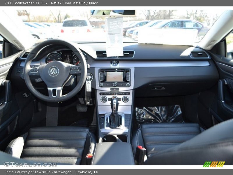 Reflex Silver Metallic / Black 2013 Volkswagen CC Lux