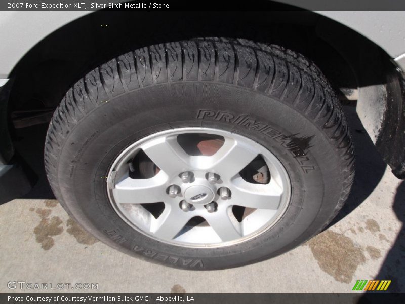 Silver Birch Metallic / Stone 2007 Ford Expedition XLT