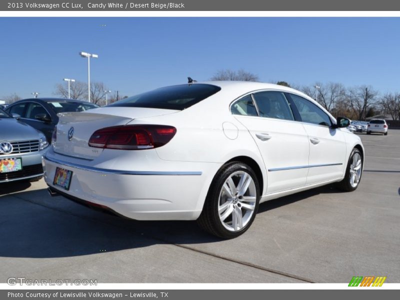 Candy White / Desert Beige/Black 2013 Volkswagen CC Lux