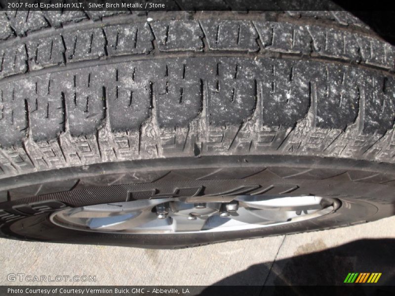 Silver Birch Metallic / Stone 2007 Ford Expedition XLT