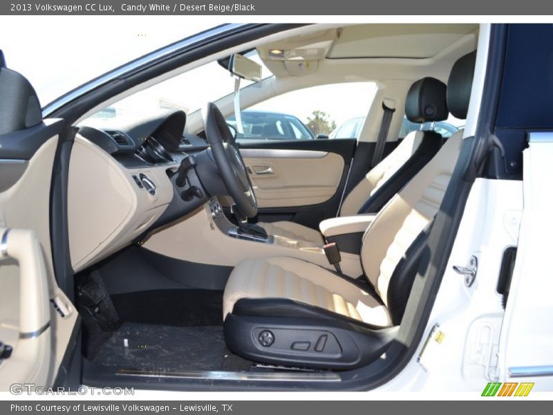 Candy White / Desert Beige/Black 2013 Volkswagen CC Lux