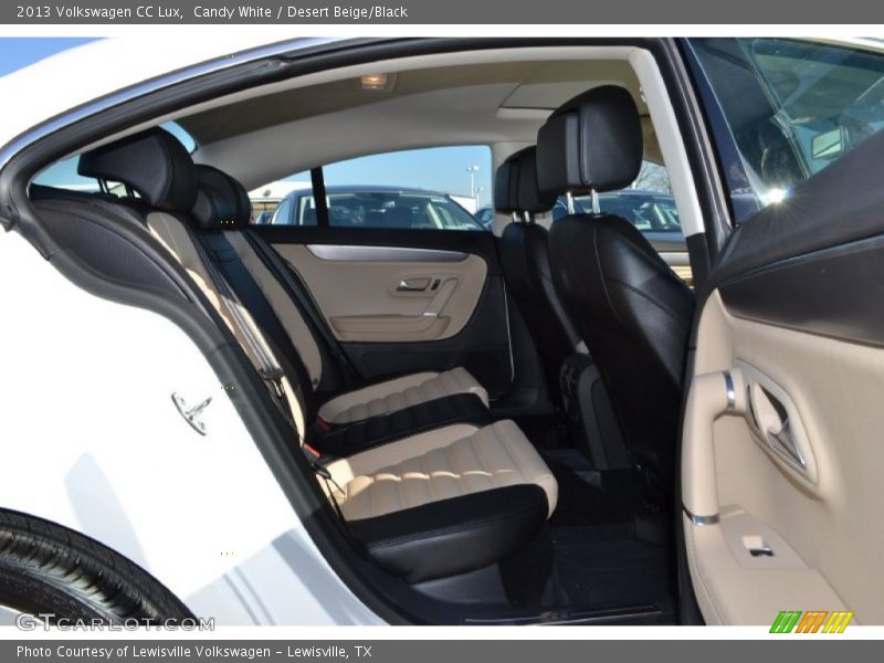 Candy White / Desert Beige/Black 2013 Volkswagen CC Lux