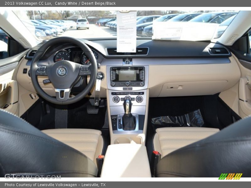 Candy White / Desert Beige/Black 2013 Volkswagen CC Lux