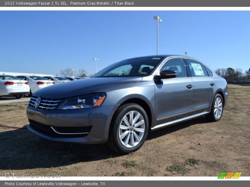 Platinum Gray Metallic / Titan Black 2013 Volkswagen Passat 2.5L SEL