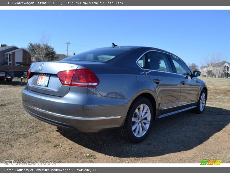 Platinum Gray Metallic / Titan Black 2013 Volkswagen Passat 2.5L SEL