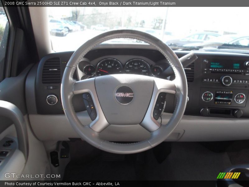 Onyx Black / Dark Titanium/Light Titanium 2008 GMC Sierra 2500HD SLE Z71 Crew Cab 4x4