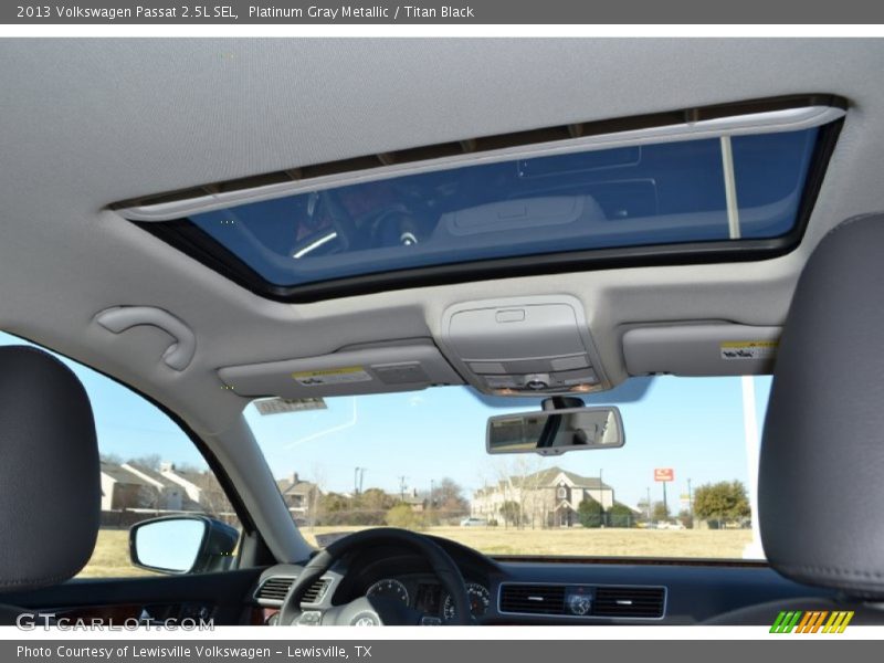 Platinum Gray Metallic / Titan Black 2013 Volkswagen Passat 2.5L SEL