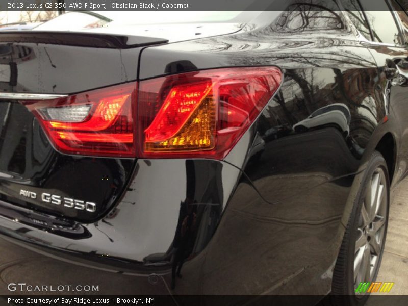 Obsidian Black / Cabernet 2013 Lexus GS 350 AWD F Sport