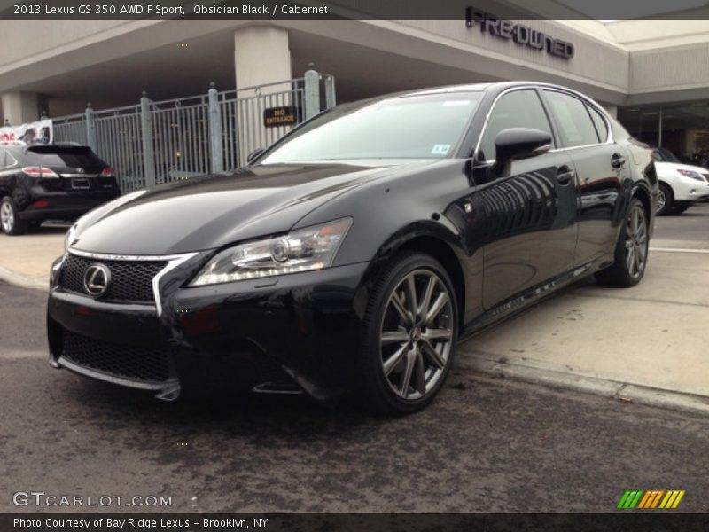 Obsidian Black / Cabernet 2013 Lexus GS 350 AWD F Sport
