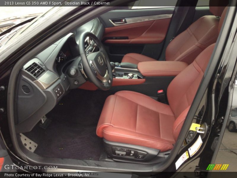  2013 GS 350 AWD F Sport Cabernet Interior