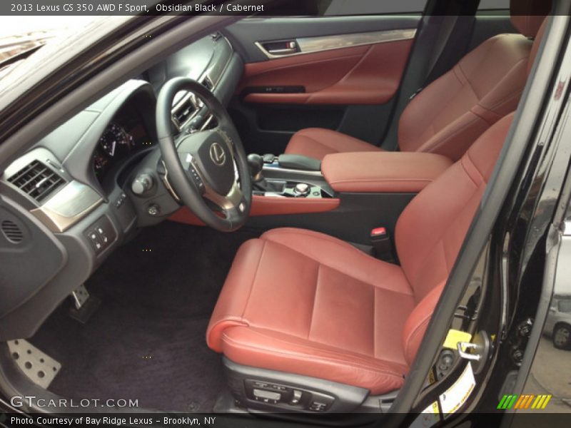  2013 GS 350 AWD F Sport Cabernet Interior