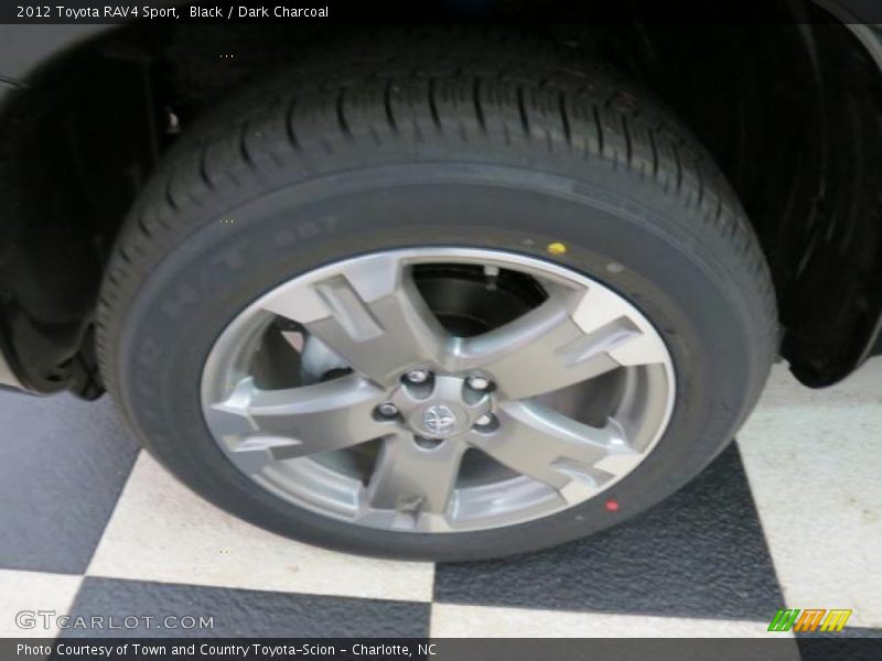 Black / Dark Charcoal 2012 Toyota RAV4 Sport