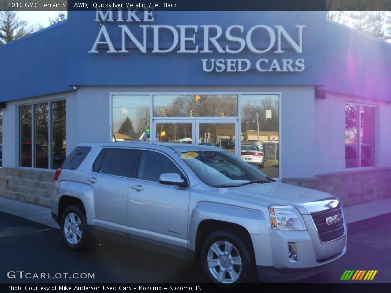 Quicksilver Metallic / Jet Black 2010 GMC Terrain SLE AWD