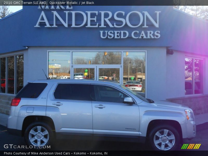 Quicksilver Metallic / Jet Black 2010 GMC Terrain SLE AWD