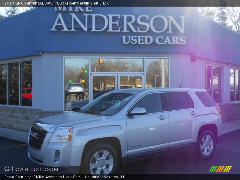 Quicksilver Metallic / Jet Black 2010 GMC Terrain SLE AWD