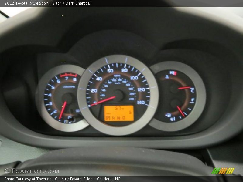Black / Dark Charcoal 2012 Toyota RAV4 Sport