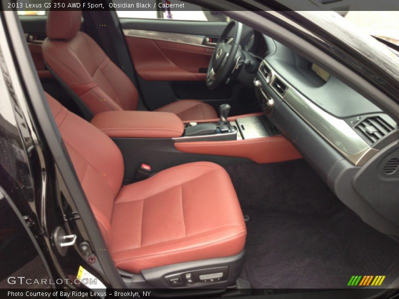 Obsidian Black / Cabernet 2013 Lexus GS 350 AWD F Sport