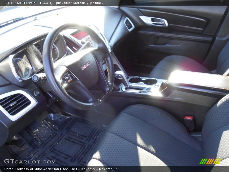 Quicksilver Metallic / Jet Black 2010 GMC Terrain SLE AWD