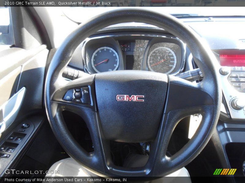 Quicksilver Metallic / Jet Black 2010 GMC Terrain SLE AWD