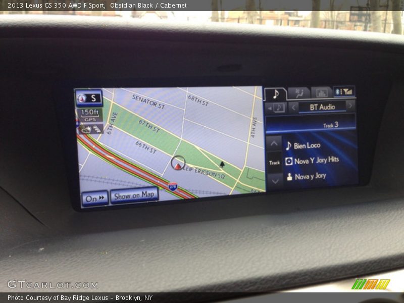 Navigation of 2013 GS 350 AWD F Sport