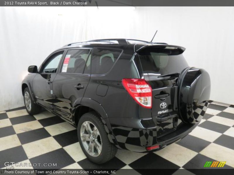Black / Dark Charcoal 2012 Toyota RAV4 Sport