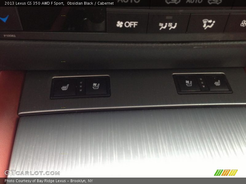 Obsidian Black / Cabernet 2013 Lexus GS 350 AWD F Sport