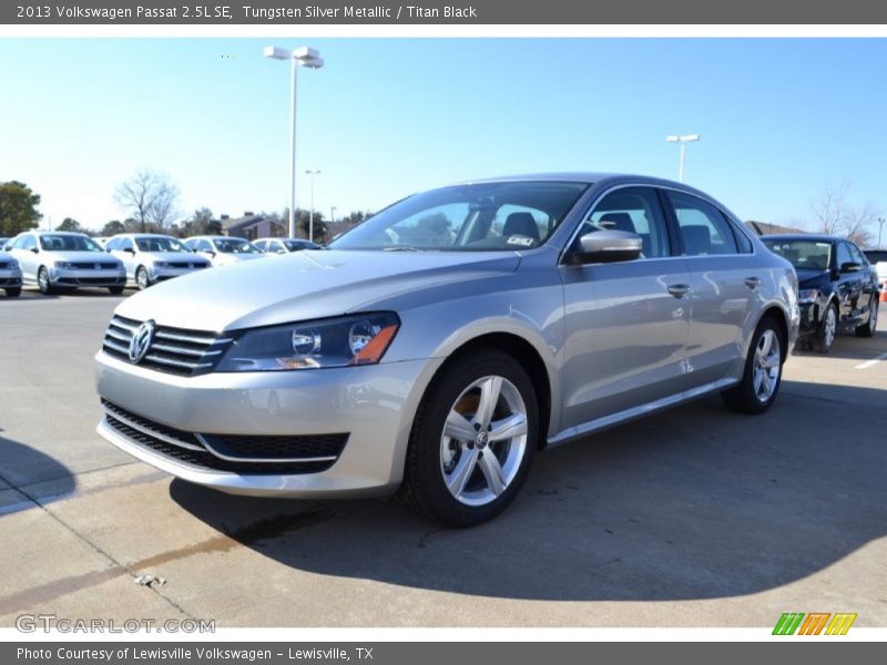 Tungsten Silver Metallic / Titan Black 2013 Volkswagen Passat 2.5L SE