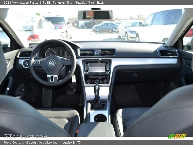 Tungsten Silver Metallic / Titan Black 2013 Volkswagen Passat 2.5L SE