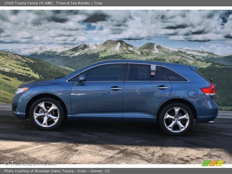 Tropical Sea Metallic / Gray 2009 Toyota Venza V6 AWD