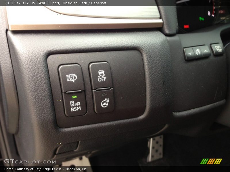 Obsidian Black / Cabernet 2013 Lexus GS 350 AWD F Sport