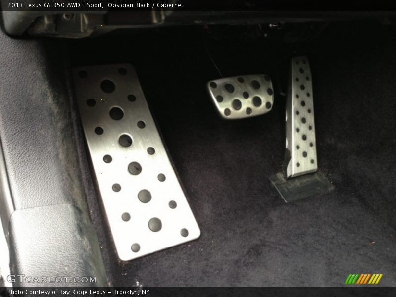 Obsidian Black / Cabernet 2013 Lexus GS 350 AWD F Sport