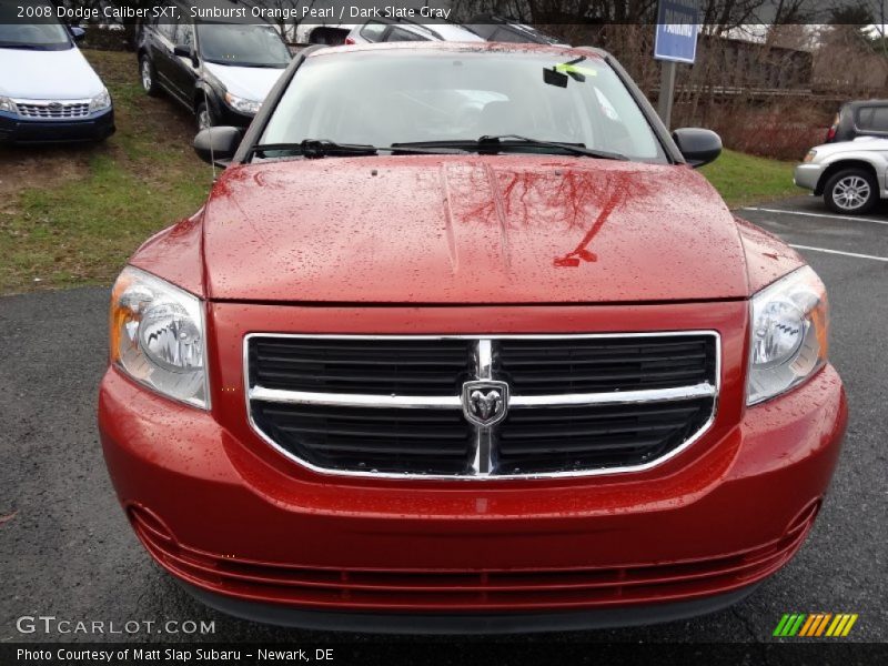 Sunburst Orange Pearl / Dark Slate Gray 2008 Dodge Caliber SXT