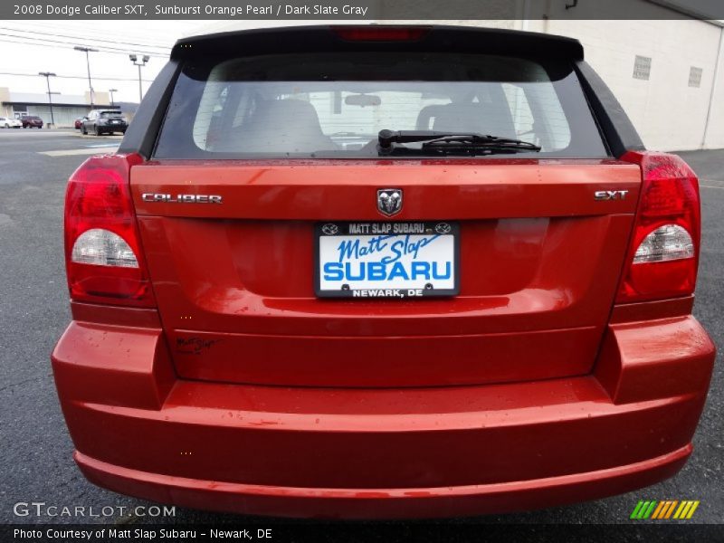 Sunburst Orange Pearl / Dark Slate Gray 2008 Dodge Caliber SXT