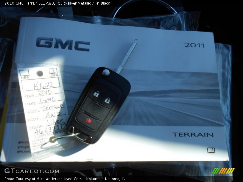 Quicksilver Metallic / Jet Black 2010 GMC Terrain SLE AWD