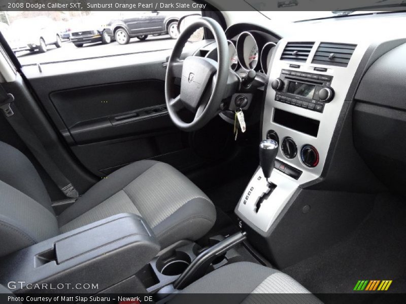 Sunburst Orange Pearl / Dark Slate Gray 2008 Dodge Caliber SXT