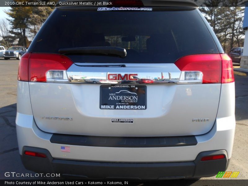 Quicksilver Metallic / Jet Black 2010 GMC Terrain SLE AWD