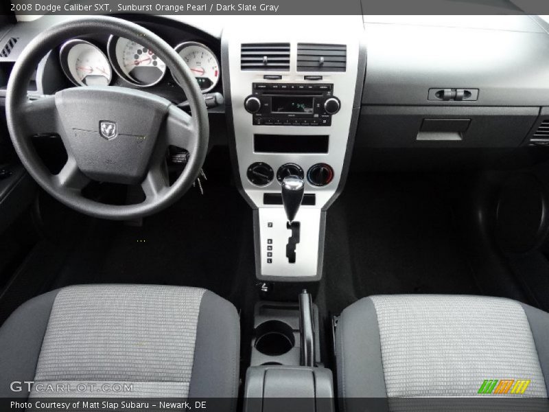 Dashboard of 2008 Caliber SXT