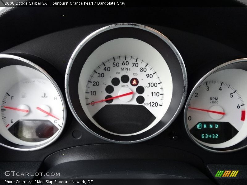  2008 Caliber SXT SXT Gauges