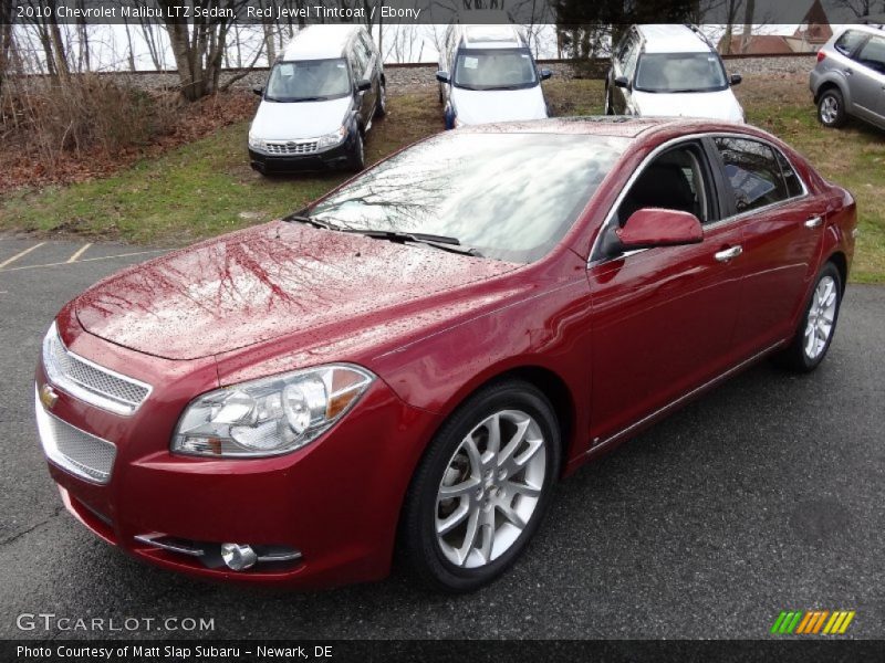 Red Jewel Tintcoat / Ebony 2010 Chevrolet Malibu LTZ Sedan