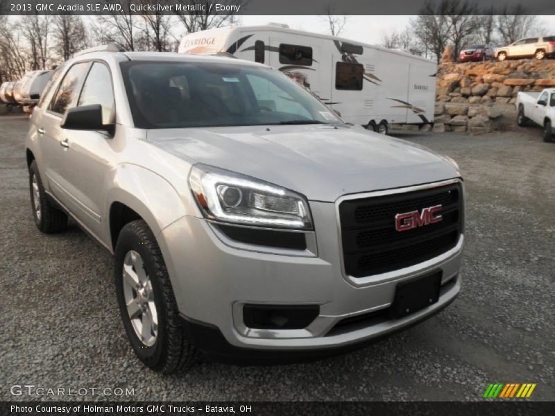 Quicksilver Metallic / Ebony 2013 GMC Acadia SLE AWD